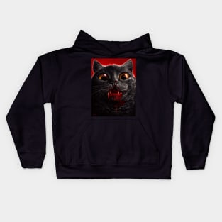 Vampire Cat Kids Hoodie